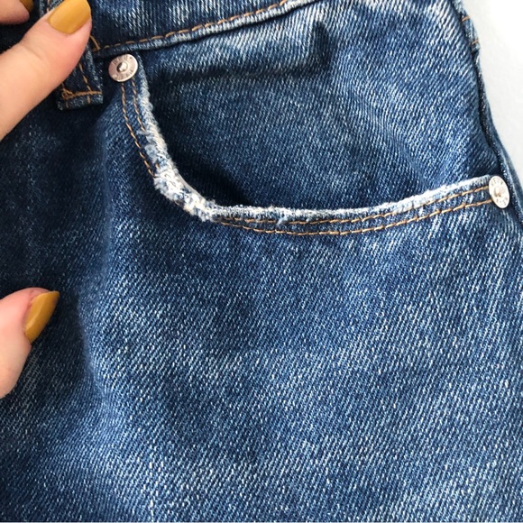 NEUW denim tapered leg high waisted distressed jeans - Picture 10 of 10